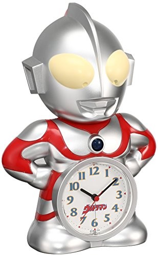 Sveglia Argento JF336A Ultraman Tipo Personaggio Sveglia Parlante Analogica 23,7×16 - Foto 1 di 1