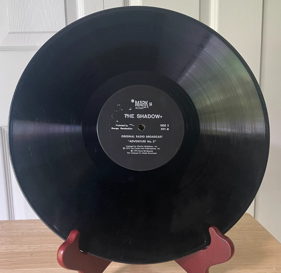 The Shadow - Original Radio Broadcasts-Mark56 Records – 591, 33RPM,  Coca Cola, - Image 4 of 4