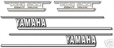 YAMAHA 1974 TX500 COMPLETE DECAL GRAPHIC KIT - Picture 1 of 1