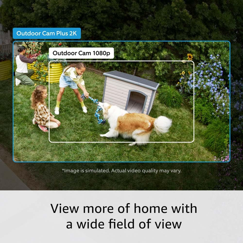 Introducing Outdoor Cam Plus, Plug-In — Wide-Angle 2K Video with Vision, Low-L - Picture 4 of 8