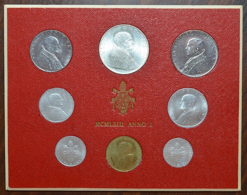 VATICANO - PAOLO VI - serie divisionali lire dal 1963 al 1978 FDC con argento - Picture 3 of 37