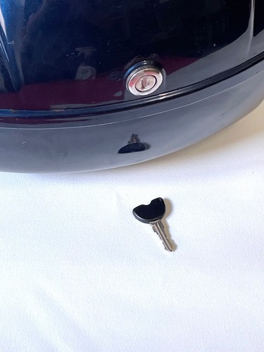 Estuche superior genuino Vespa LX con llave - azul medianoche - Imagen 8 de 15