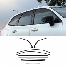 For Volvo XC60 2018-2022 2023 2024 25 Steel Black Car Window Strip Moulding Trim