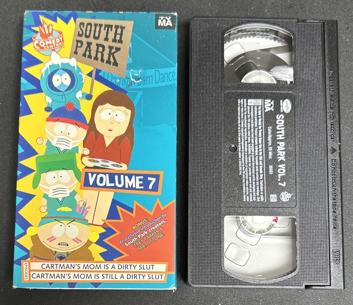 South Park Vol 7 VHS Tape Cartman's Mom 1997 Used 85393668334| eBay
