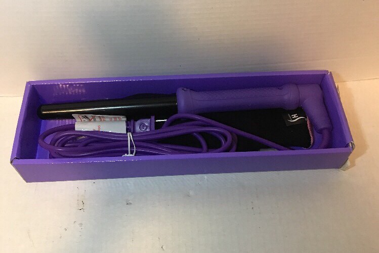 NIB Herstyle Purple and White Grande Professional Curling Iron Grande Curling Iron Purple | Effortless, Voluminous Curls  main image 4