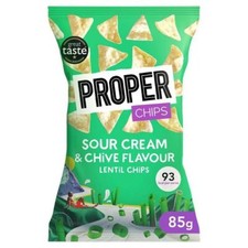 Properchips | Sour Cream & Chive Chips | 16 x 85g