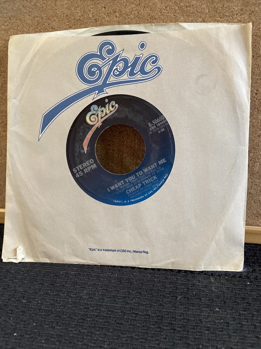 Cheap Trick - I Want You To Want Me/Clock Strikes Ten - 1978 EPIC