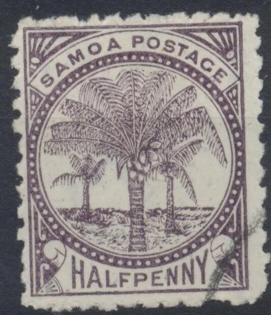Sellos de Samoa: 1892-1900: SG52,57/7a,58/8a,59c,60,61/3,64b;+ bisect. SG63 CV £133 Foto 3 de 4