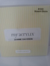 Close to my Heart My Acrylix B1033 Blossom Blocks Scrapbooking Stamp Set