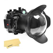 Seafrogs 40m/130ft Underwater Camera Housing + Dome Port Kit for Sony A7R IV