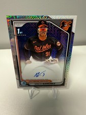 Emilio Sanchez 2024 Bowman Chrome 1st HTA Choice Refractor Auto /150 #CPA-ES