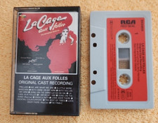 ORIGINAL CAST RECORDING - LA CAGE AUX FOLLES - - CASSETTE TAPE ALBUM 1983