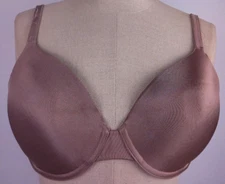 Warners 1301 Beige Unslippables Contour All Day Fit T  Shirt Bra Size 36 C  (19)
