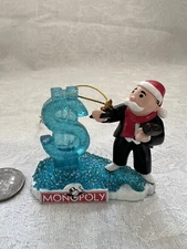 Hasbro Christmas Ornament MONOPOLY GAME by Basic Fun  RETIRED  2005