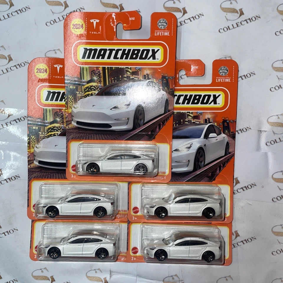 Matchbox Tesla Model 3 New For 2024 Lot 5 - Image 4 of 4