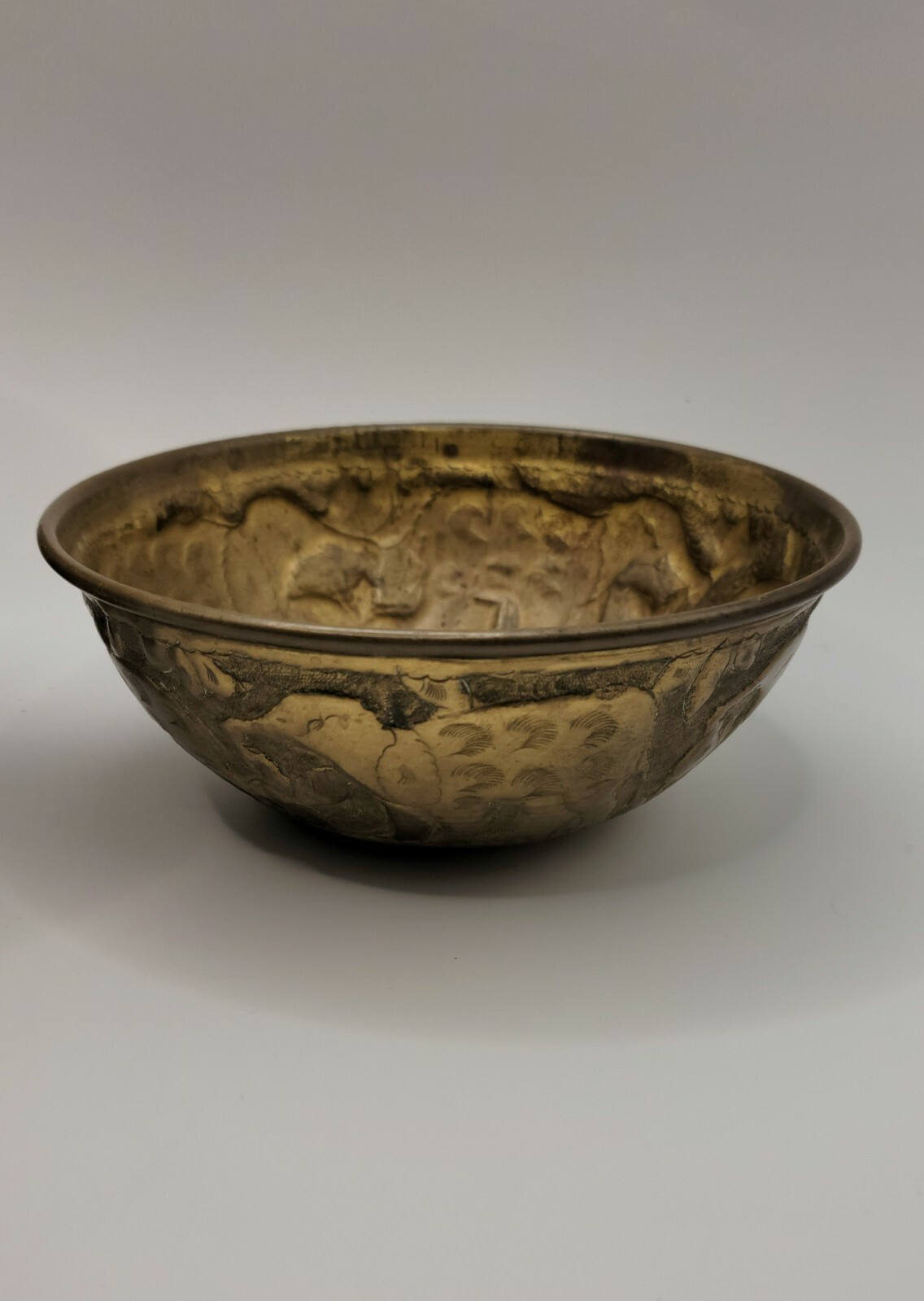 Vintage Hammered Brass Bowl and Brass Footed Planter, India Lot of 2 eBay