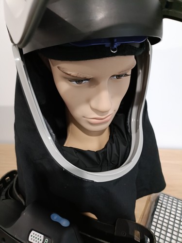3M Versaflo Adflo M-407 Flip Up Face Shield Safety Helmet Flame Proof PAPR PPE - Picture 9 of 19