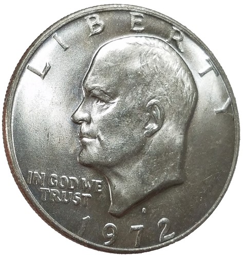 1972 Silver Liberty Dollar Eisenhower Flying American Eagle D Mint