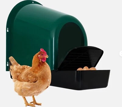 RNL RABBITNIPPLES 5 Pack Nesting Boxes Chicken Coop Chicken Nesting Box Laying Eggs Roll Away