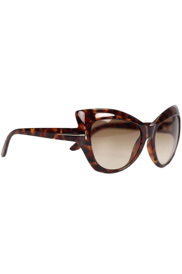 TOM FORD CAT EYE TORTOISESHELL ACETATE SUNGLASSES