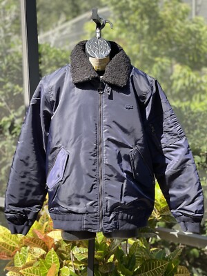 LACOSTE SHERPA COLLAR PADDED BOMBER 