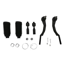 6pc Front Inner Outer Tie Rod w/ Boot For Chevy Trailblazer GMC Envoy 03-09