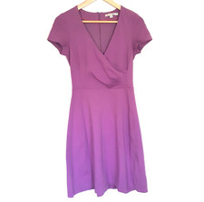 Boden Dress Ladies Size 8 Ponte Knit Fit & Flare P2P 17"