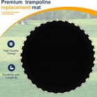 Prenium Replacement Jumping Mat Fits 8/10/12/14/16FT Round Trampoline FrameBlack