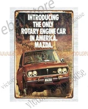 1973 Mazda Rotary Sport Truck workshop automobile vehicle metal tin sign wall