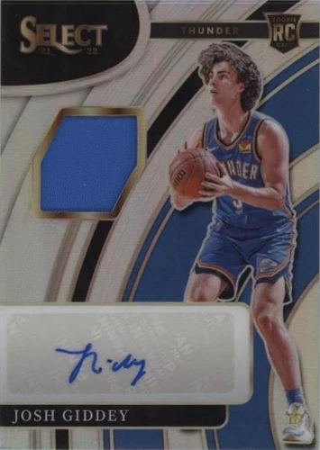 2021-22 Panini Select - Josh Giddey #RJ-JGD