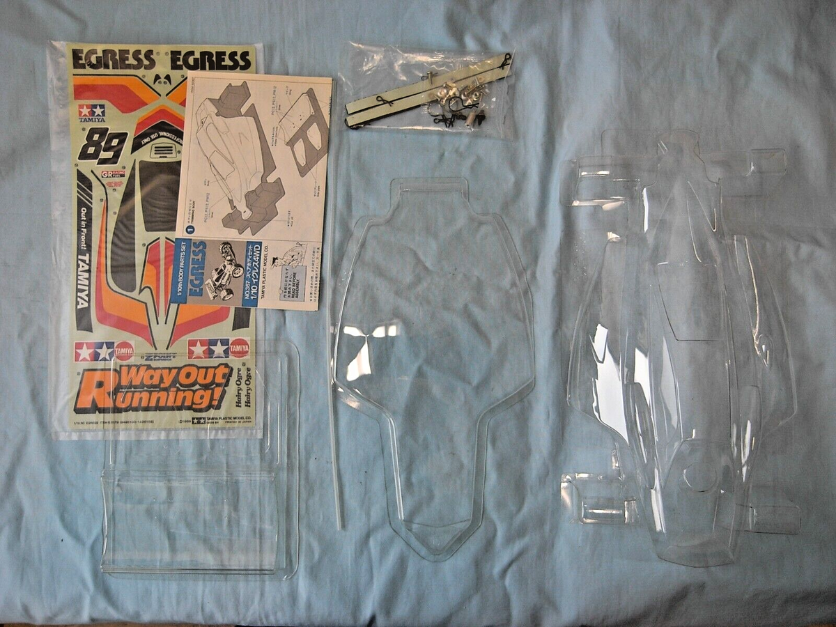 NEW Unused 1989 Vintage 1/10 Tamiya EGRESS BODY 50367 | eBay