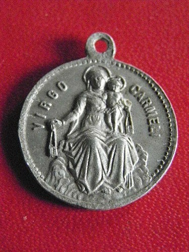 Médaille religieuse ancienne vintage catholique, objet de collection rétro Franc - Collection