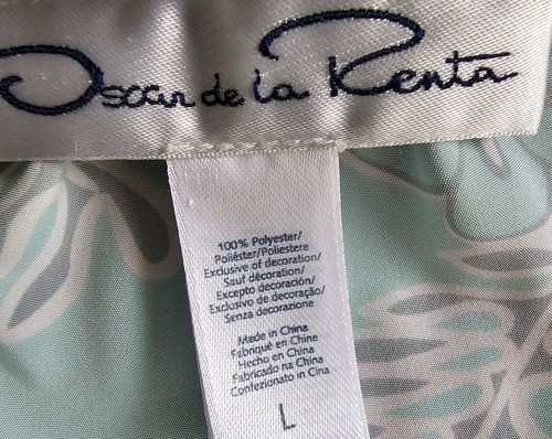 Oscor de la Renta Womens Nightgown Gown Dress Size L Large Green White Floral - Picture 2 of 24