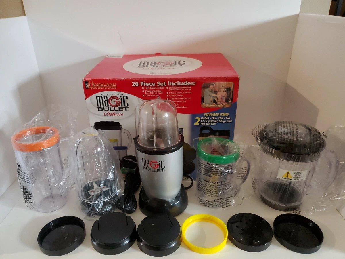 Magic Bullet 18 oz. Single Speed Silver Jar Blender and Mixer