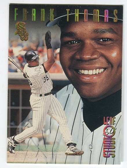 1996 Leaf Studio Bronze Press Proof /2000 Frank Thomas #93 HOF Chicago White Sox