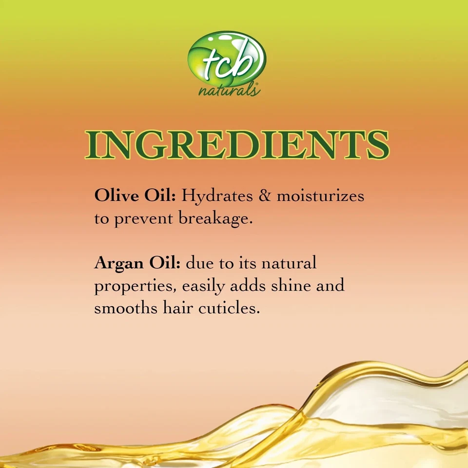 Tcb Naturals Conditioner H&S Olive Oil & Vit-E Jar 10oz - Image 4 of 4