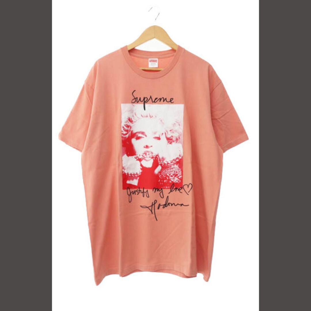 Supreme 18AW Madonna Tee Photo Logo Print Short Sleeve T Shirt L  
