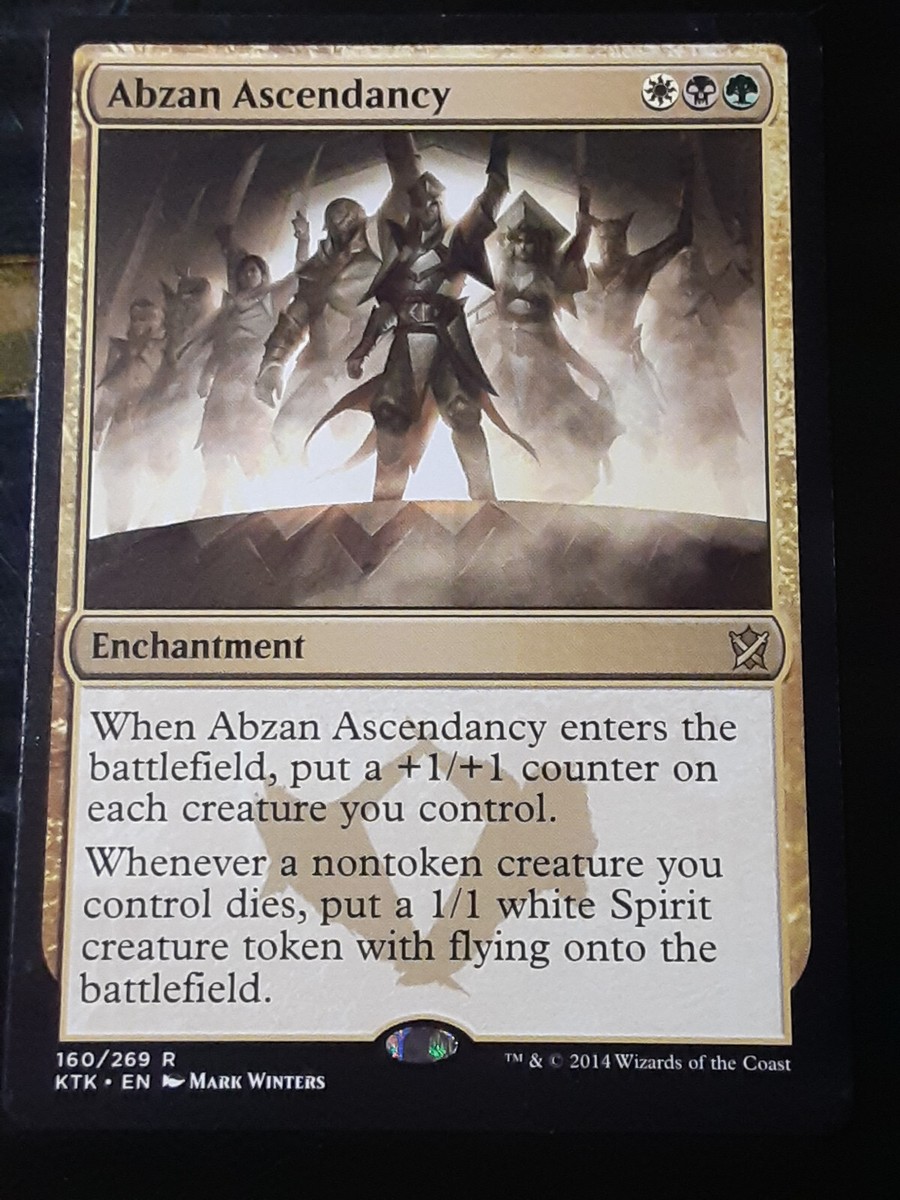 Abzan Ascendancy , Khans of Tarkir , Light play , MTG, FREE SHIPPING