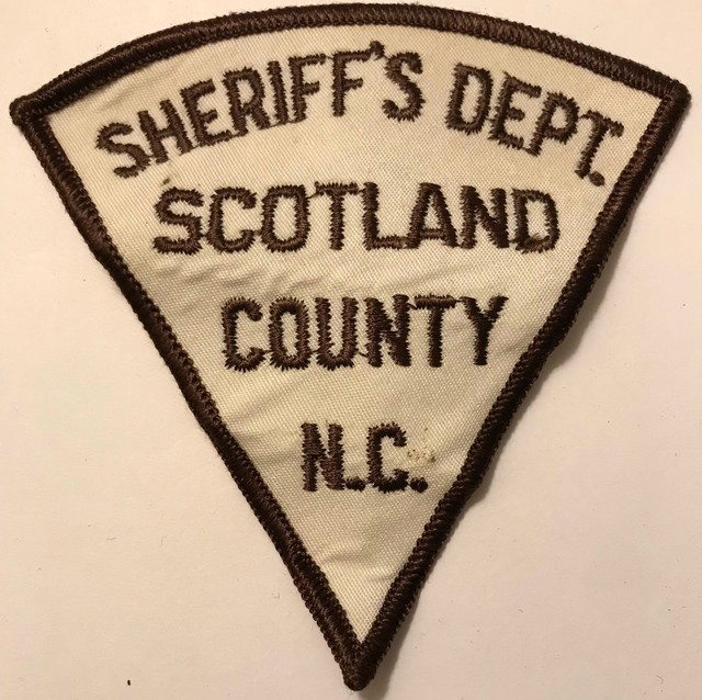 Scotland County Sheriff North Carolina Patch (A2) eBay