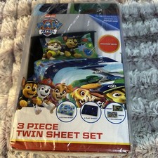 Paw Patrol 3 Piece Twin Sheet Set Microfiber