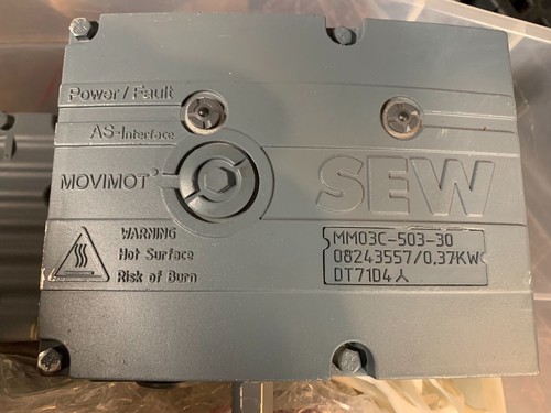 Sew-Eurodrive Gear Motor RF27 DT71D4 MM03 BW1 AVSK, MM03C-503-30 - Picture 7 of 8