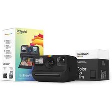 Brand New Polaroid Go Everything Box Black Camera  Black Frame Go Color Film 