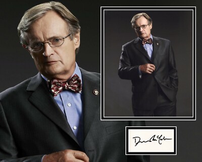 DAVID McCALLUM SIGNED NCIS PHOTO MOUNT 