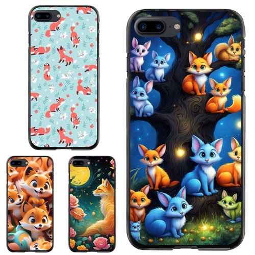 Rugged Case Red Baby Fox pattern For iPhone SE 6 7 8 11 12 13 Plus Max