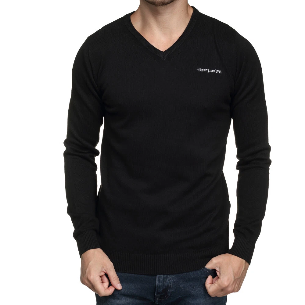 Pull Noir Homme Teddy Smith Pulser eBay
