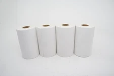 4 Rolls 4" x 65' Continuous Mobile Printer Labels 4-1/8"W Direct Thermal 1" Core