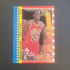 Michael Jordan 1987 Fleer Sticker Card MINOR DAMAGE