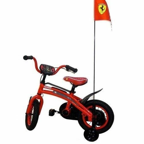 Ferrari CX 10 Kids Bike Sports Race Flag Chain Protection Bicycle