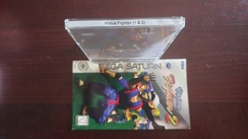 Virtua Fighter 1 AND Virtua Fighter 2 for Sega Saturn - BOTH Manuals Included!