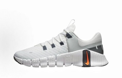 Nike Free Metcon 5 Gym Training Orange White Sneakers DV3949-101